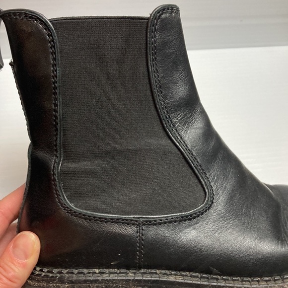 Vince Moto boot pull on grunge biker dark academia 7.5 - Picture 8 of 8